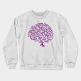 Purple Sea Fan Coral Crewneck Sweatshirt